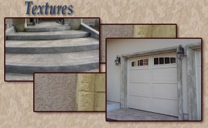 Concrete and plaster finishes